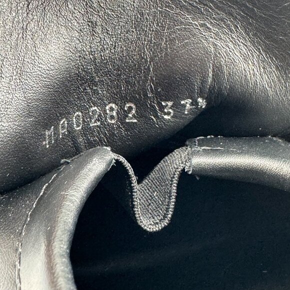 Louis Vuitton Academy Loafers Black LV Chain Platform Size 37.5 US 7.5 Women's - Picture 15 of 15